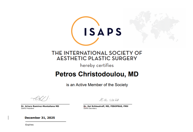 ISAPS certificate